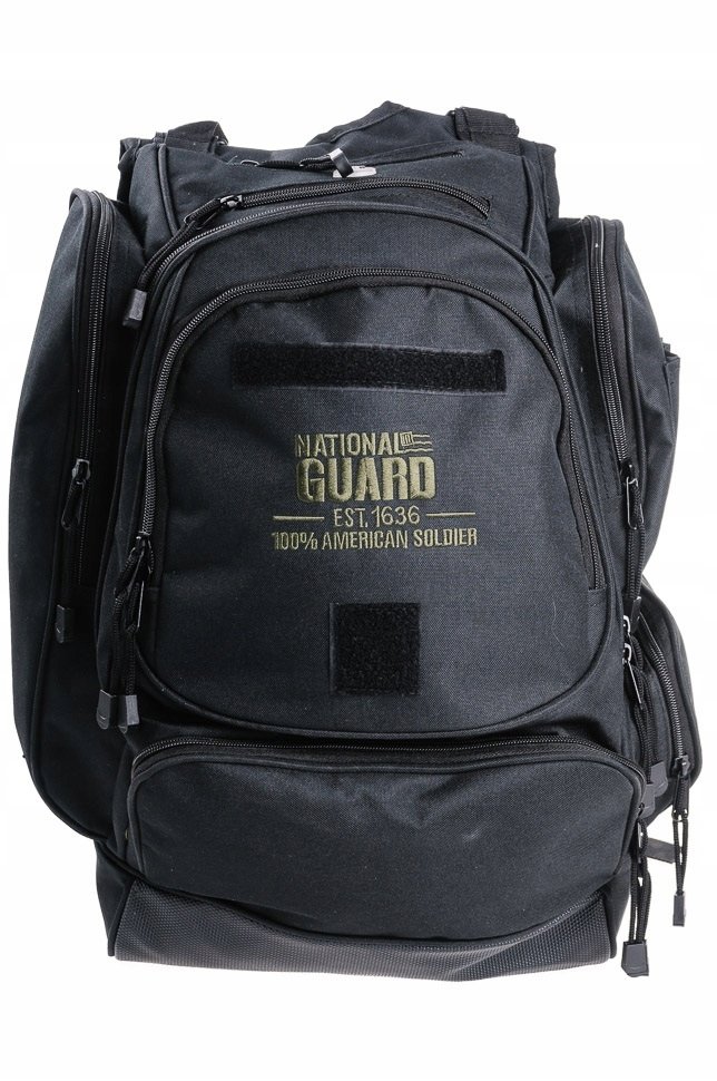Mfh National Guard Wojskowy Plecak Szkolny Nylon 1000D 40L Czarny
