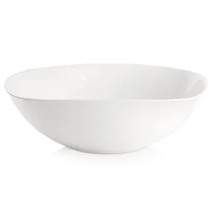 Miska szklana biała LUNA 25cm 2L ORION 127806 - Miski i półmiski - miniaturka - grafika 1