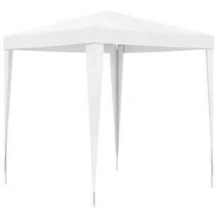 vidaXL Namiot imprezowy, 2x2 m, biały - Pawilony ogrodowe - miniaturka - grafika 13