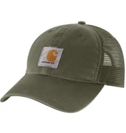 Czapki i chusty sportowe męskie - Czapka z daszkiem Carhartt Buffalo Cap G72 Basil - miniaturka - grafika 1