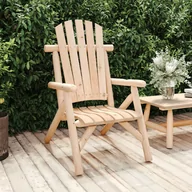 Komplety wypoczynkowe - vidaXL Krzesło ogrodowe, 68x86x103 cm, drewno świerkowe - miniaturka - grafika 1