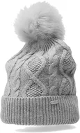 Czapki damskie - Damska czapka zimowa z pomponem 4F CAPF297 27M S - miniaturka - grafika 1