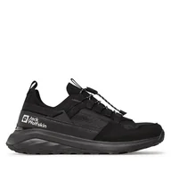 Sneakersy męskie - Sneakersy Jack Wolfskin Dromoventure Athletic Low M 4057011 Czarny - miniaturka - grafika 1