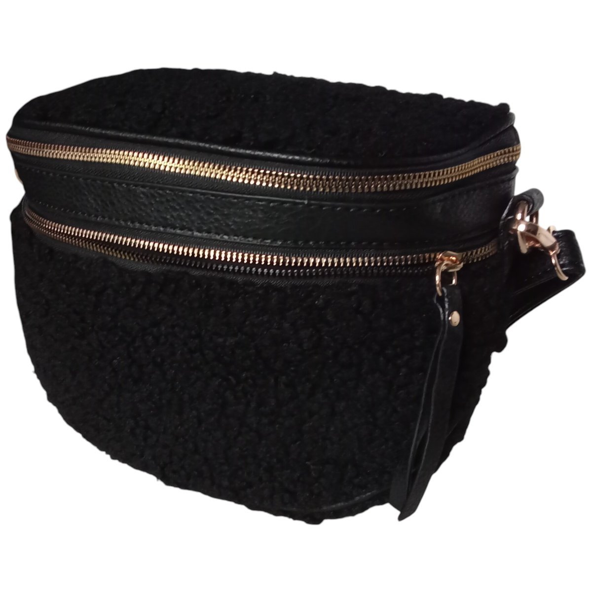 Torebka Damska Czarna Nerka Na Ramię Mała Listonoszka Miejska