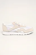 Buty sportowe damskie - Reebok Buty Cl Nylon FV4507 White/White/Lgtgre - miniaturka - grafika 1