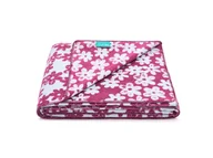 Koce - koc fioletowe kwiaty 150 x 200 cm - MUMLA - miniaturka - grafika 1