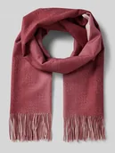 Apaszki i szaliki damskie - Szal z wyhaftowanym logo - miniaturka - grafika 1