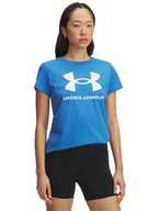 Koszulki sportowe damskie - Under Armour Koszulka sportowa w kolorze niebieskim - miniaturka - grafika 1