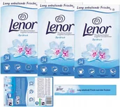 Środki do prania - LENOR Chusteczki Zapachowe do Suszarki Szuflady Ubrań Pachnące DE 3x34 szt - miniaturka - grafika 1