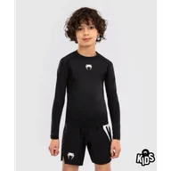 Kimona, stroje i obuwie - Venum Rashguard Dziecięcy Contender Długi Rękaw Kids Black - miniaturka - grafika 1