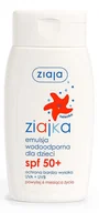 Balsamy i kremy do opalania - Ziaja Ziajka Słoneczna emulsja wodoodporna dla dzieci powyżej 12 miesięcy SPF50+ 125ml - miniaturka - grafika 1