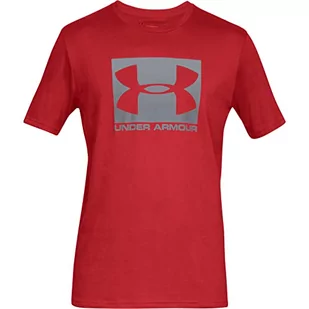 Under Armour koszulka męska UA Boxed Sport Style SS koszulka z krótkim rękawem, czerwony, MD 1329581-600-M - Koszulki męskie - miniaturka - grafika 1