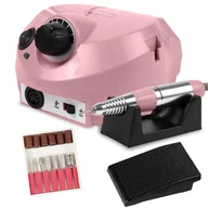 Frezarki do paznokci - Frezarka do paznokci 80W do manicure i pedicure + frezy i pedał nożny - miniaturka - grafika 1