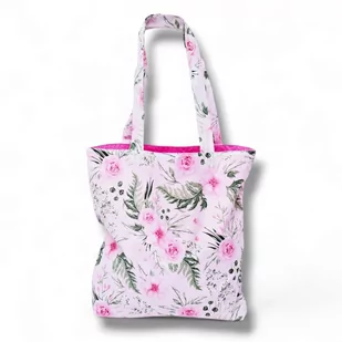 Torba shopperka torba shopper na zakupy kwiaty - Torby i wózki na zakupy - miniaturka - grafika 1