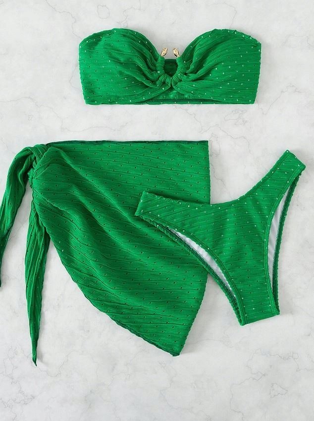 Strój Kąpielowy Dwuczęściowy ze Spódnicą M V7h