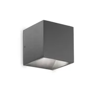 Lampy ogrodowe - Ideal Lux Kinkiet zewnętrzny RUBIK AP1 D10 antracyt 3000K 247083 - miniaturka - grafika 1