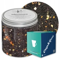 Herbata - Herbata czarna ADWENTOWA o smaku pomarańczy z cynamonem i przypraw PREMIUM - herbata liściasta sypana mieszanka napar susz - gotowa na prezent upomi.. - miniaturka - grafika 1