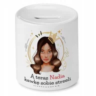 Skarbonki - Skarbonka na Urodziny 75 75te 75-te na Prezent z Nadrukiem ze Zdjęciem + Opakowanie na prezent (wzór 03) - miniaturka - grafika 1