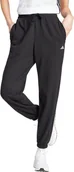 Spodnie sportowe damskie - Spodnie damskie adidas Essentials Small Logo French Terry Cuffed czarne JD7999 XL - miniaturka - grafika 1
