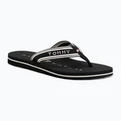 Klapki i japonki damskie - Japonki damskie Tommy Hilfiger Webbing Summer Sandal black - miniaturka - grafika 1