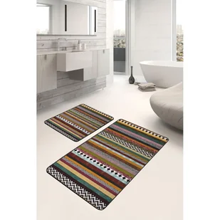 Dywaniki łazienkowe zestaw 2 szt. 60x100 cm – Mila Home - Dywaniki łazienkowe - miniaturka - grafika 1