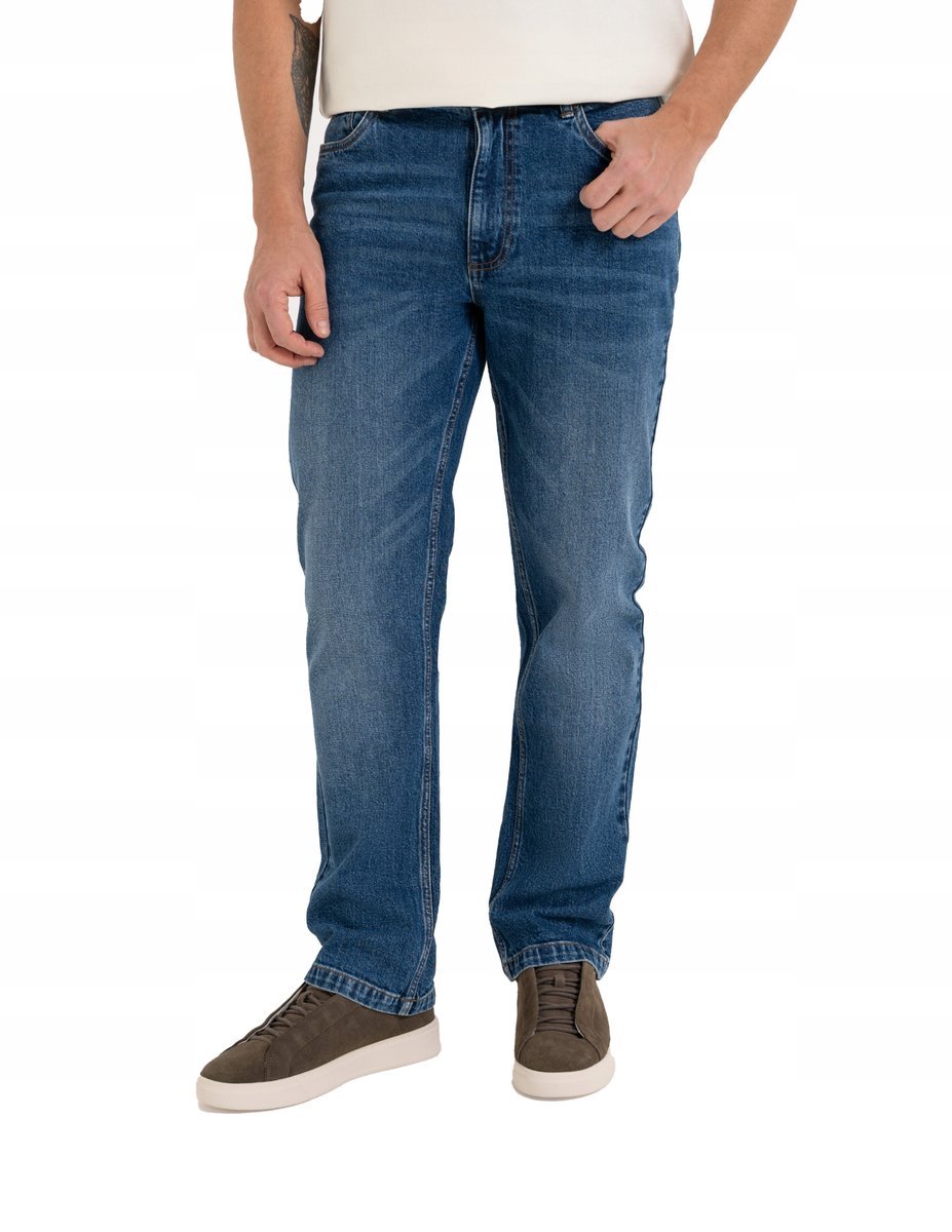 SPODNIE MĘSKIE JEANSOWE Jeansy Męskie Casual MORAJ r. 32