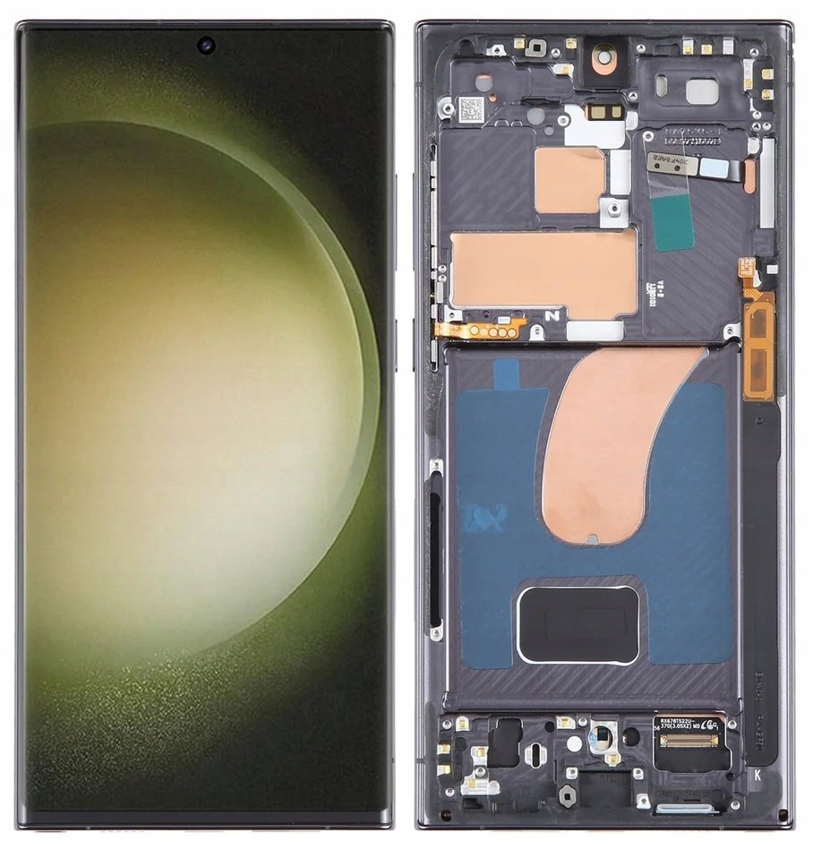 Wyświetlacz LCD + ekran dotykowy Samsung Galaxy S23 Ultra S918 S918B Ramka
