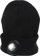 Latarki - Dzianinowa czapka ze światłem LED, czapka beanie ze światłem, latarka czołowa bez użycia rąk, lampa na rondo czapki, ładowalna latarka czołowa, ciepła dzianinowa latarka czołowa - miniaturka - grafika 1