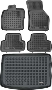 Volkswagen Golf VII Hatchback od 2012-2019r. Bagażnik REZAW 231861 + Dywaniki REZAW 200117 - Dywaniki samochodowe - miniaturka - grafika 1