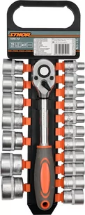KOMPLET NASADEK Z GRZECHOTKĄ 1/2", 19CZ 58634 - ZYSKAJ RABAT 30 ZŁ - Zestawy narzędziowe - miniaturka - grafika 1