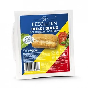 Bezgluten Bułki białe bez dodatku cukrów 140 g - Inne pieczywo - miniaturka - grafika 1