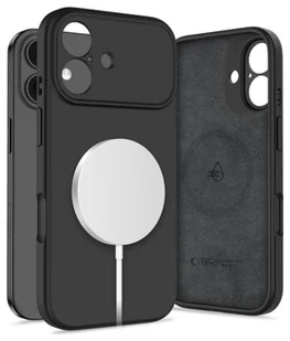 Tech-Protect Silicone Magsafe iPhone 17 black - Etui i futerały do telefonów - miniaturka - grafika 1
