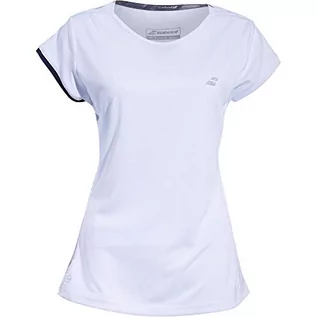 Koszulki i topy damskie - Babolat Damska perf Cap Sleeve Top Women podkoszulek, biały/srebrny, XS - grafika 1