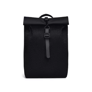 Plecak Rains Rolltop Rusksack Mesh Mini (kolor Czarny, rozmiar uniwersalny) - Plecaki - miniaturka - grafika 1