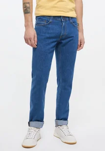 Mustang Oregon Tapered Męskie Spodnie Jeansowe Jeansy Denim Blue 1013680 5000 683-W33 L30 - Spodnie męskie - miniaturka - grafika 1