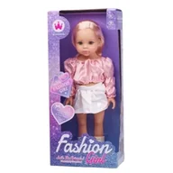 Lalki dla dziewczynek - Lalka w jedwabnej sukience - 40 cm - miniaturka - grafika 1