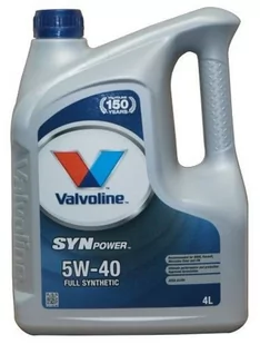 Valvoline SynPower 5W-40 4L - Oleje silnikowe - miniaturka - grafika 1