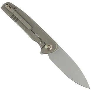 Nóż składany WE Knife Shakan LE No 176/210 Bronze Titanium, Gray Stonewashed CPM 20CV (WE20052B-2) - Noże - miniaturka - grafika 3