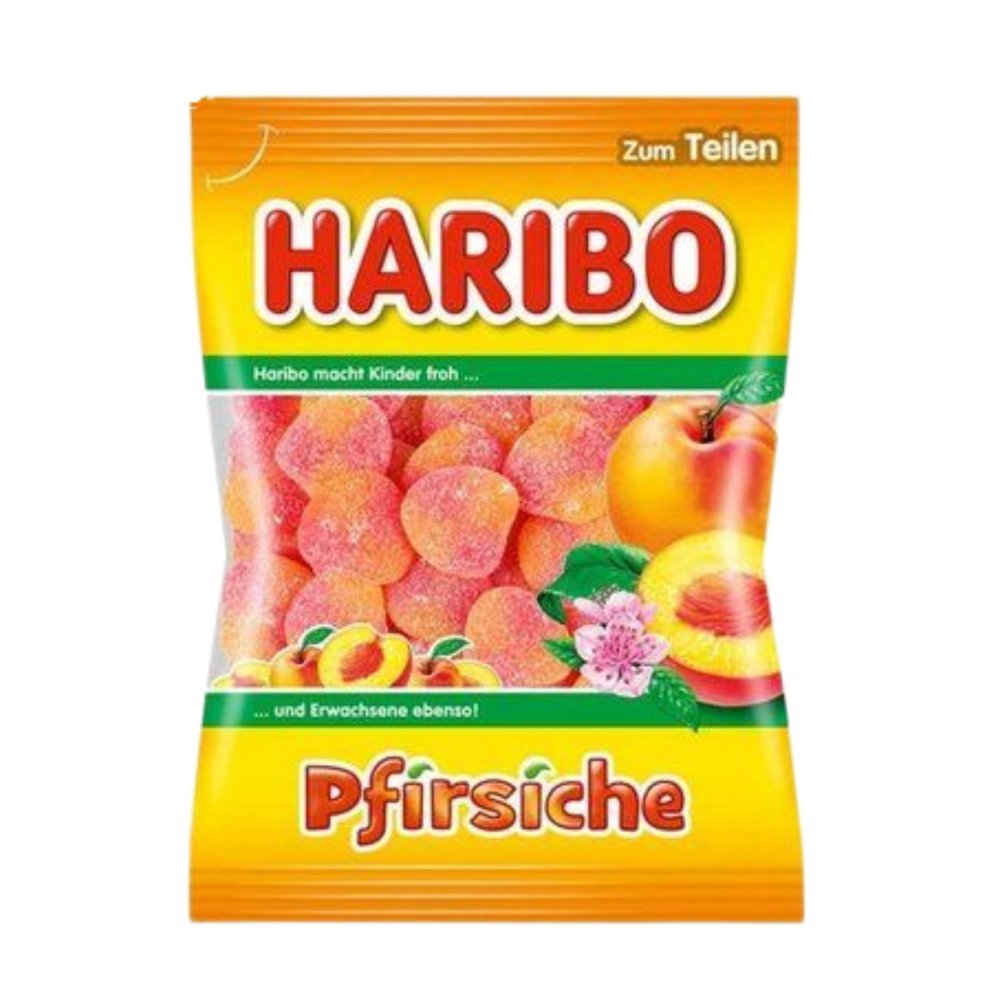 Haribo Żelki Owocowe Brzoskwinie W Cukrowej Posypce Soczysty Smak 80G