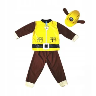 PSI PATROL KOSTIUM STRÓJ PRZEBRANIE RUBBLE 122/128 - Stroje karnawałowe - miniaturka - grafika 1