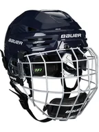 Hokej - Kask hokejowy Bauer RE-AKT 85 Combo Navy Senior M - miniaturka - grafika 1