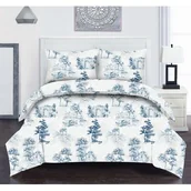 Pościel - Komplet pościeli 100% Mikrofibra 160 x 200 cm, 70 x 80 cm wz 02357 - miniaturka - grafika 1