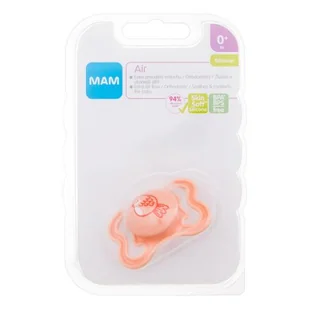 MAM Air Silicone Pacifier 0m+ Bird Smoczek dla dzieci 1 szt - Smoczki uspokajające - miniaturka - grafika 1