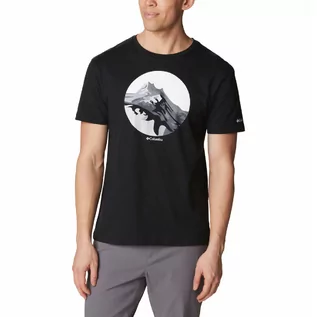 Koszulki męskie - T-shirt męski Columbia Path Lake Graphic Tee II black - S - grafika 1