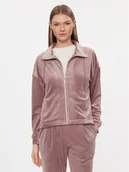 Piżamy damskie - Triumph Bluza Cozy Comfort Velour Zip Jacket 10216555 Brązowy Regular Fit - miniaturka - grafika 1