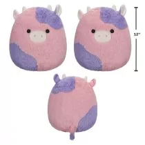 Patty. Pink and Purple Cow. Squishmallows. Fuzzamallow. Wersja A, pluszak, 30 cm Jazwares - Maskotki i pluszaki - miniaturka - grafika 1