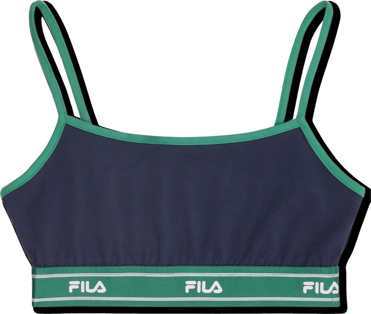 Fila Stanik sportowy Fila Candelo granatowo-zielony FAW1203 50004 M