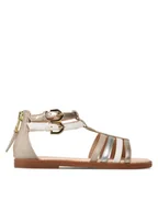 Buty dla dziewczynek - Geox Sandały J S.Karly G. D J7235D 000BC C5000 M Beżowy - miniaturka - grafika 1