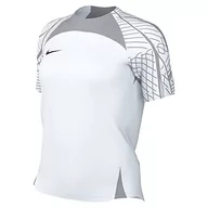 Koszulki i topy damskie - Nike Damski top z krótkim rękawem w Nk Df Strk23 Top Ss, biały/szary wilk szary/czarny, DR2278-100, XS - miniaturka - grafika 1