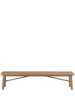 Krzesła - Drewniana ławka do salonu Galway, ława jodełka, siedzisko - miniaturka - grafika 1